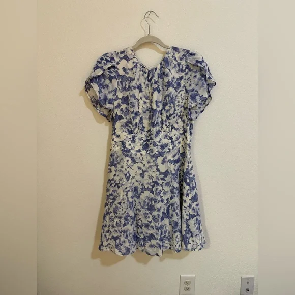 Reformation Blue and White “Lula” Dress - Picture 4 of 7